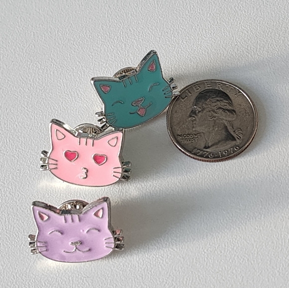 Mini cat trio Pin set - Picture 3 of 3